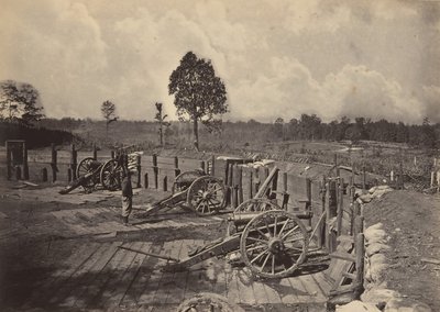 Rebel Works in Front of Atlanta, Georgia č. 2, 1860s. od George N. Barnard