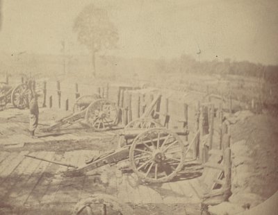 Rebel Works in Front of Atlanta, Georgia, č. 2, 1864. od George N. Barnard