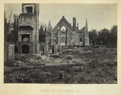 Zříceniny v Columbii, S.C. od George N. Barnard