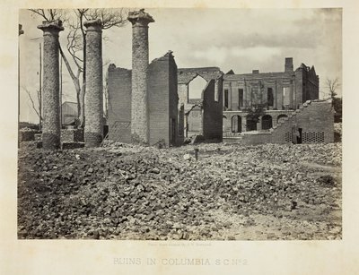 Ruiny v Columbii, S.C., č. 2, 1865. od George N. Barnard