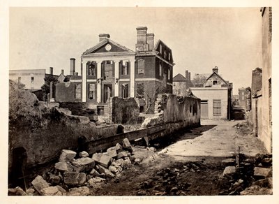 Ruins of Pinckney Mansion, Charleston S.C od George N. Barnard