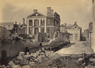 Zřícenina sídla Pinckney, Charleston, Jižní Karolína od George N. Barnard