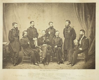 Sherman a jeho generálové, 1865. od George N. Barnard