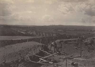 South Bank of the Chattahoochie, Georgia, 60. léta 19. století. od George N. Barnard