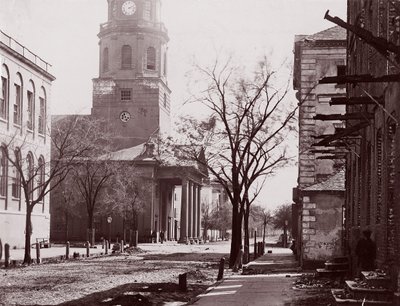 Kostel svatého Michaela, Charleston, S.C., ca. 1864. od George N. Barnard