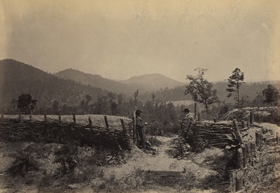 Průsmyk Allatoona, Georgie od George N. Barnard