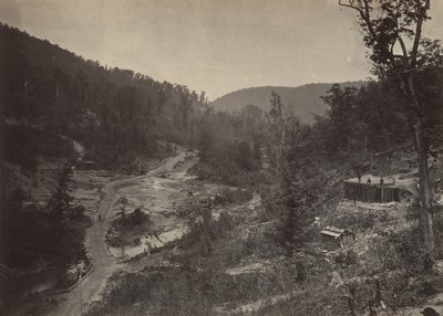Whiteside Valley Under the Bridge, 60. léta 19. století. od George N. Barnard