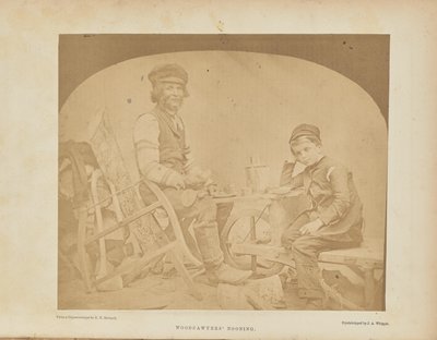 Polední klid dřevorubců od George N. Barnard