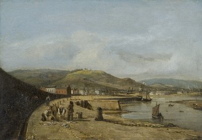 Swansea od západního mola od George Orleans Delamotte