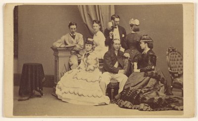 [portrét neidentifikované skupiny: čtyři ženy a tři muži] od George P. Critcherson