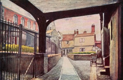 Tombland Alley (barevná lito) od George Parsons Norman