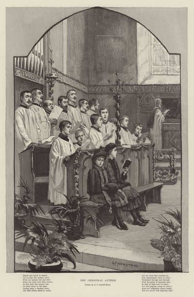 Vánoční hymna od George Percy Jacomb Hood