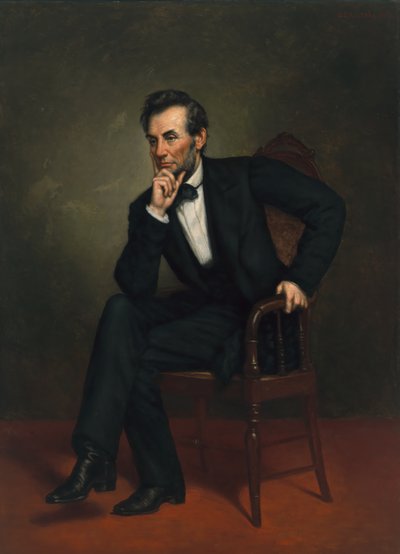 Abraham Lincoln (1809-1865) od George Peter Alexander Healy