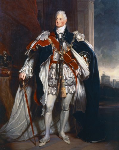 Portrét krále Viléma IV., kopie podle Sira Martina Archera Shee od George Peter Alexander Healy