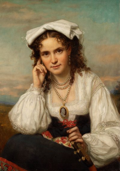 Vinnie Ream, ca. 1870. od George Peter Alexander Healy