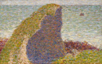 Le Bec du Hoc, Grandcamp Study, 1885 od George Pierre Seurat