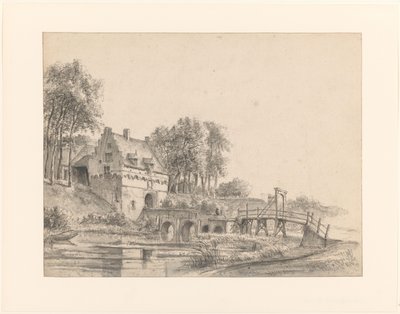 Pohled na bránu hradu Buren od George Pieter Westenberg