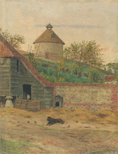 Holubník v Streatley od George Price Boyce