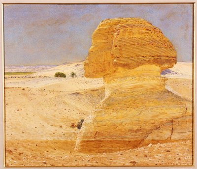 Velká sfinga v Gizeh, 1862 od George Price Boyce