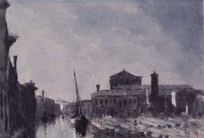 Sacca Della Misericordia, Benátky od George Price Boyce