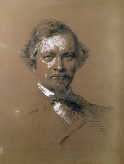 August Wilhelm Hofmann (1818-92) německý chemik, 1864 (pastel na papíře) od George Richmond