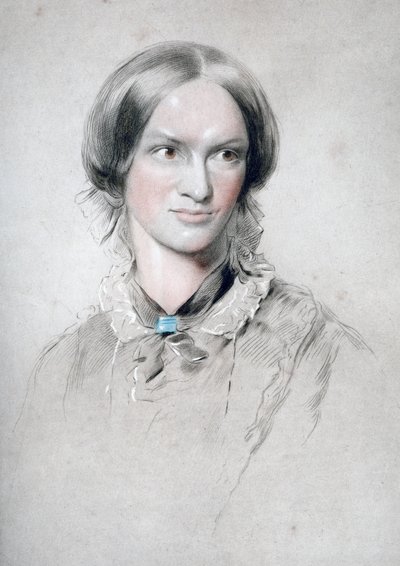 Charlotte Bronte, anglický romanopisec, 1850. od George Richmond