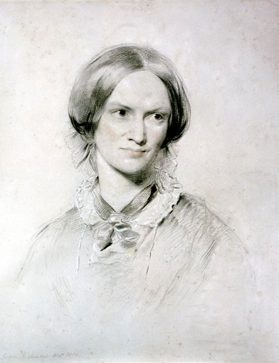 Charlotte Bronte, anglický romanopisec, 1850 od George Richmond