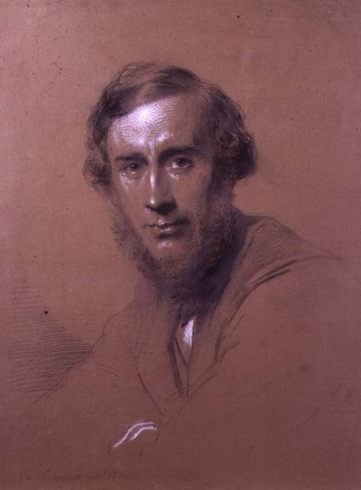 John Tyndall (1820-93) 1864 (pastel) od George Richmond
