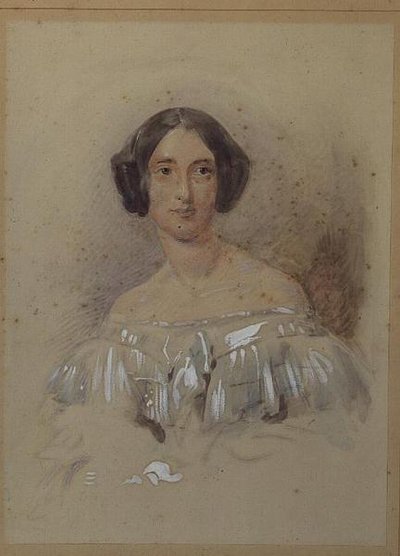 Portrét Fanny (Frances) Cartwrightové od George Richmond