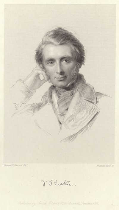 Portrét Johna Ruskina od George Richmond