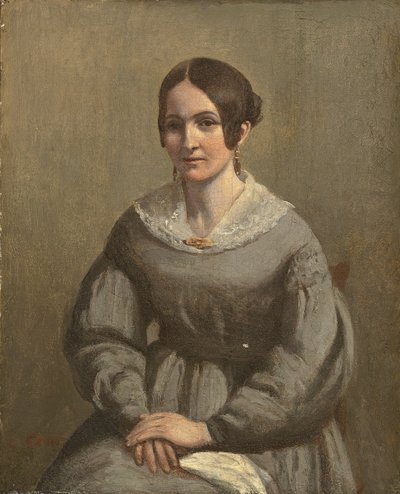 Portrét mladé ženy, od George Richmond
