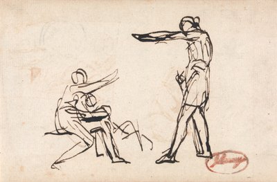 Válečník se loučí se svou rodinou, možná Odchod Hektora od George Romney