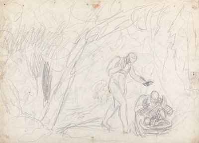 Opuštění a záchrana Perdity z hry „Zimní pohádka“ od George Romney