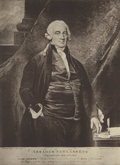 Abraham Newland od George Romney