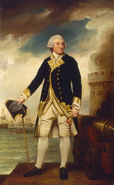 Admirál sir Francis Geary (1709/10-1796) od George Romney