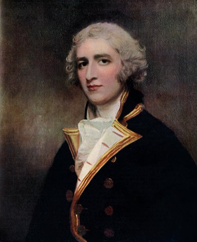 Kapitán William Bentinck 1764-1813, námořní velitel, 1787-1788 1910. od George Romney