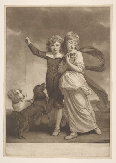 Děti pana Claveringa od George Romney