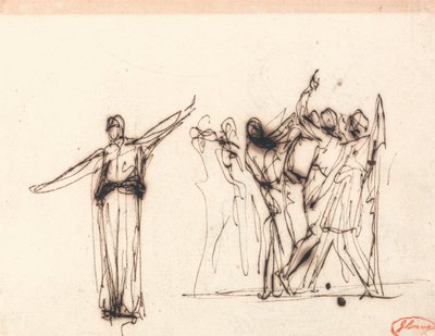 Dav před prorokyní od George Romney