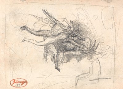 Ďáblové při pokoušení Krista od George Romney