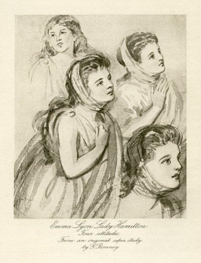 Emma Lady Hamiltonová od George Romney