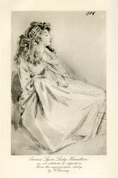Emma Lady Hamiltonová od George Romney
