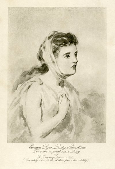 Emma Lady Hamiltonová od George Romney