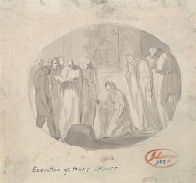 Poprava Marie Stuartovny od George Romney