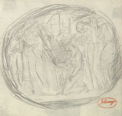 Poprava Marie Stuartovny od George Romney