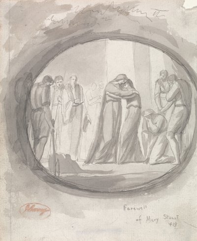 Rozloučení s Marií Stuartovou od George Romney