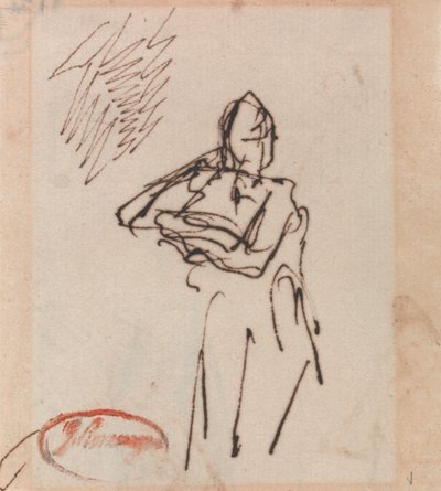 Ženská postava od George Romney