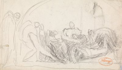 Studie složení obrázků 22 od George Romney