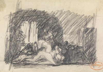 Studie kompozice postavy 7 od George Romney