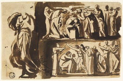 Figurové studie od George Romney