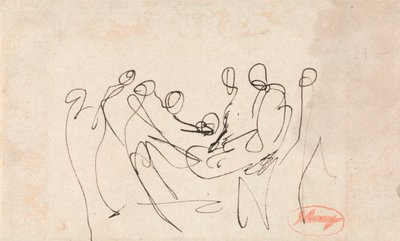 Figurky nesoucí jinou figurku od George Romney
